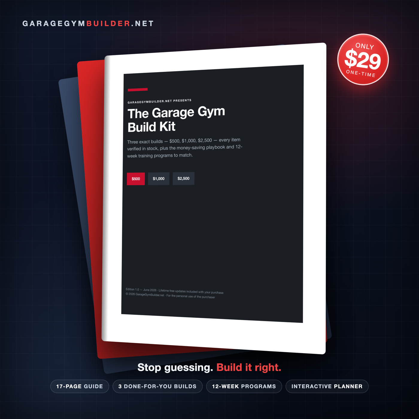 The Garage Gym Build Kit